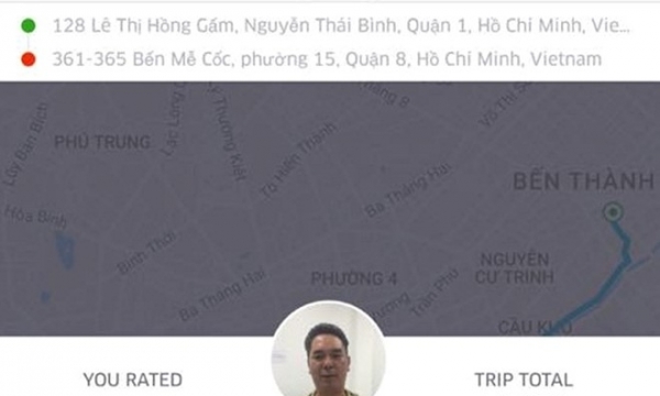 Uber tăng giá gấp 5 lần trong ngày mưa ngập ở Sài Gòn